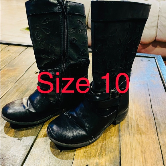 Size 10 girl boots with bling - Picture 1 of 5